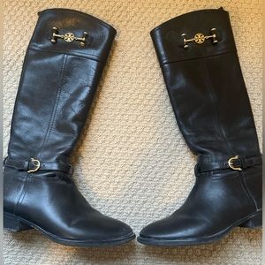 Tory Burch Riding Boot size 8.5 but fits like a 9.